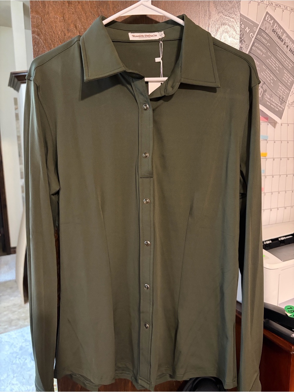 NWT Ranc Dress’n Olive green